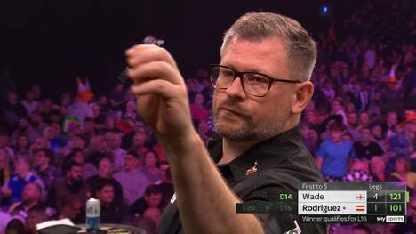 James Wade und Rowby-John Rodriguez spielen in Gruppe A um den Gruppensieg. Der Verlierer der Partie scheidet zusätzlich aus und somit steht der nächste Favorit kurz vor dem Aus.