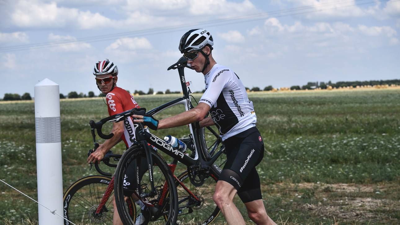 Froome-Sturz überschattet 1. Etappe