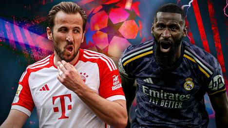 Der FC Bayern trifft im Halbfinale auf Real Madrid, es ist das 26. Duell des deutschen gegen den spanischen Rekordmeister. Damit treffen auch Kane und Rüdiger aufeinander.