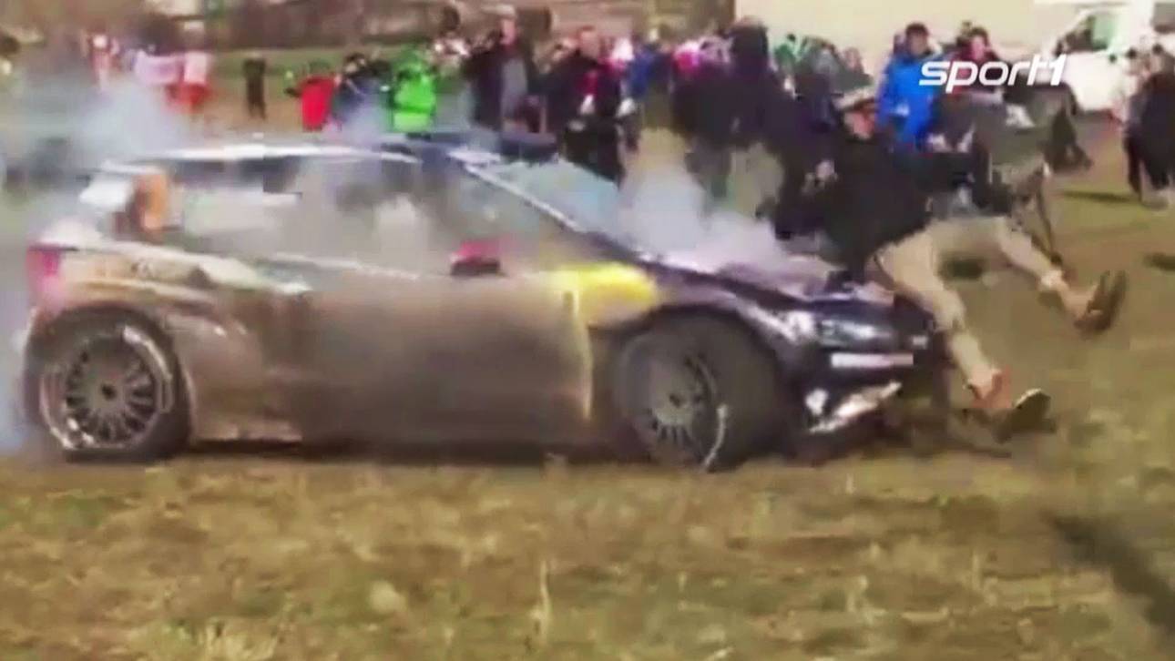 WRC-Star fährt Mann um – und rast weg