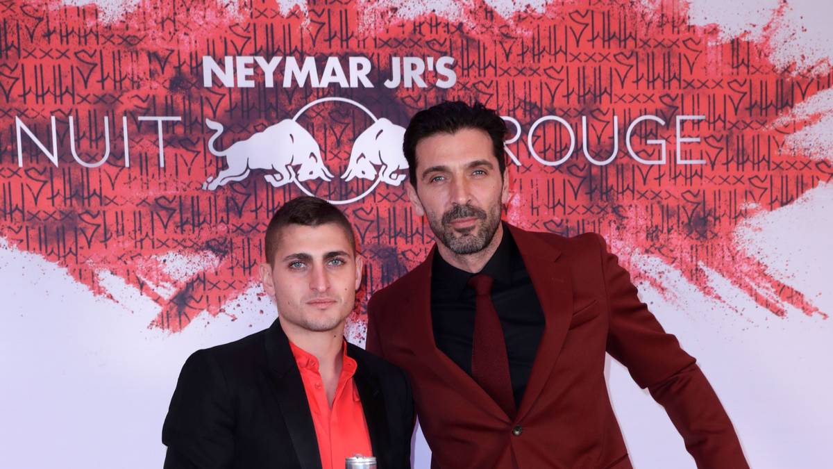 Die italienische Connection bei PSG war auch vertreten: Marco Verratti (l.) und Gianluigi Buffon