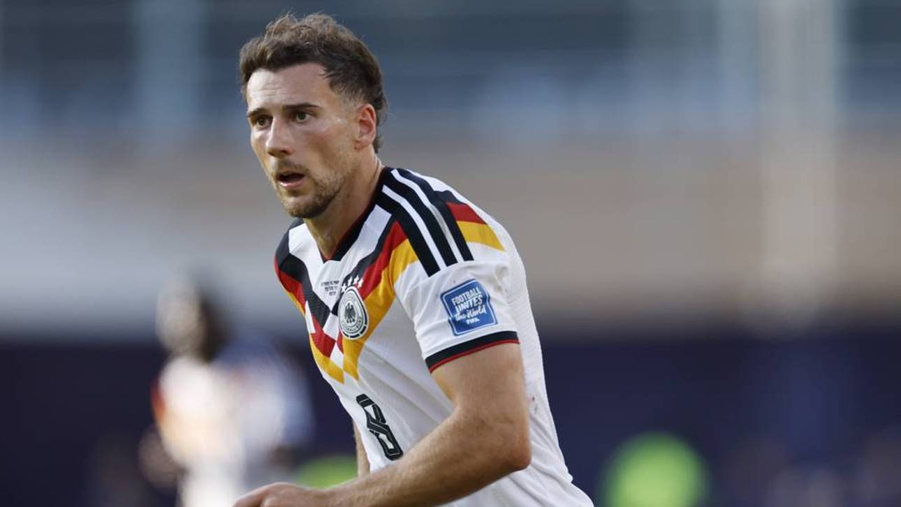 Goretzka-Vorstellung mit Spruch