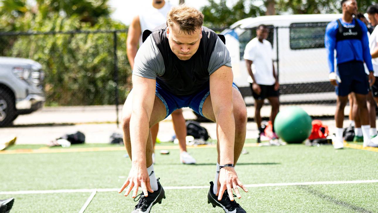 Intensives Training begleitete den gebürtigen Hessen