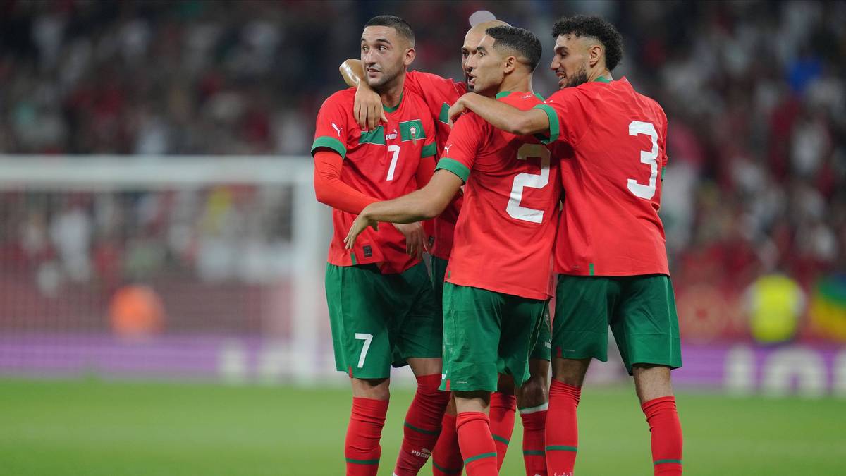 Hakim Ziyech, Achraf Hakimu und Noussair Mazraoui sind Marokkos Top-Stars