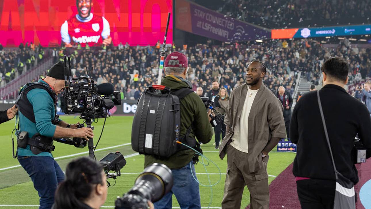 Michail Antonio wurde von den eigenen Fans gefeiert