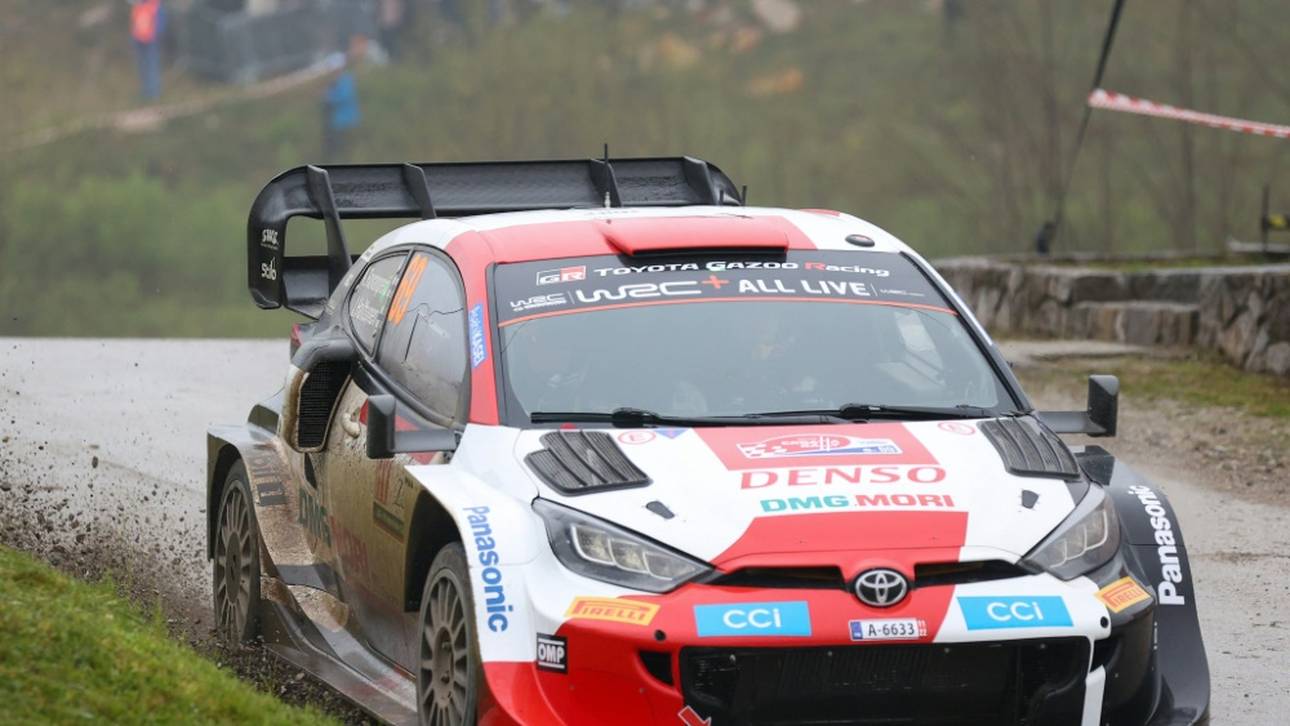 Schrecksekunde bei Kroatien-Rallye