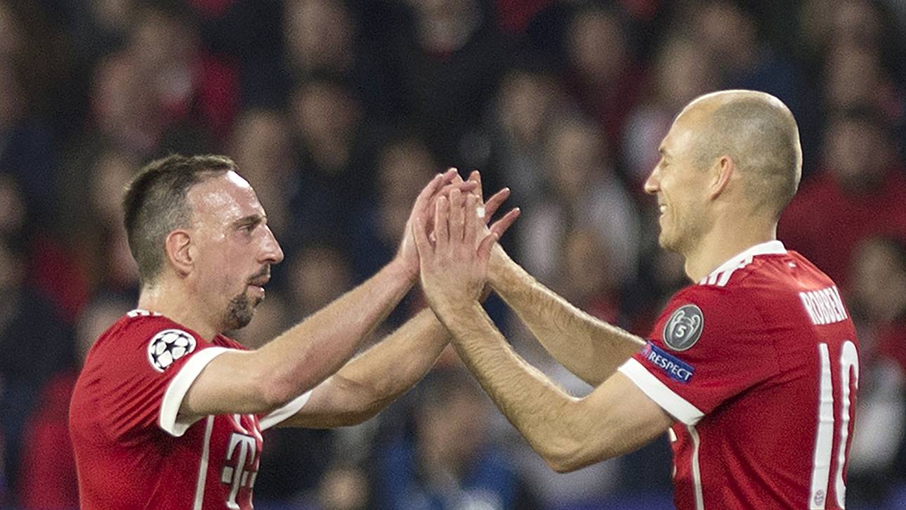 Aufstellung: Bayern mit Robbery