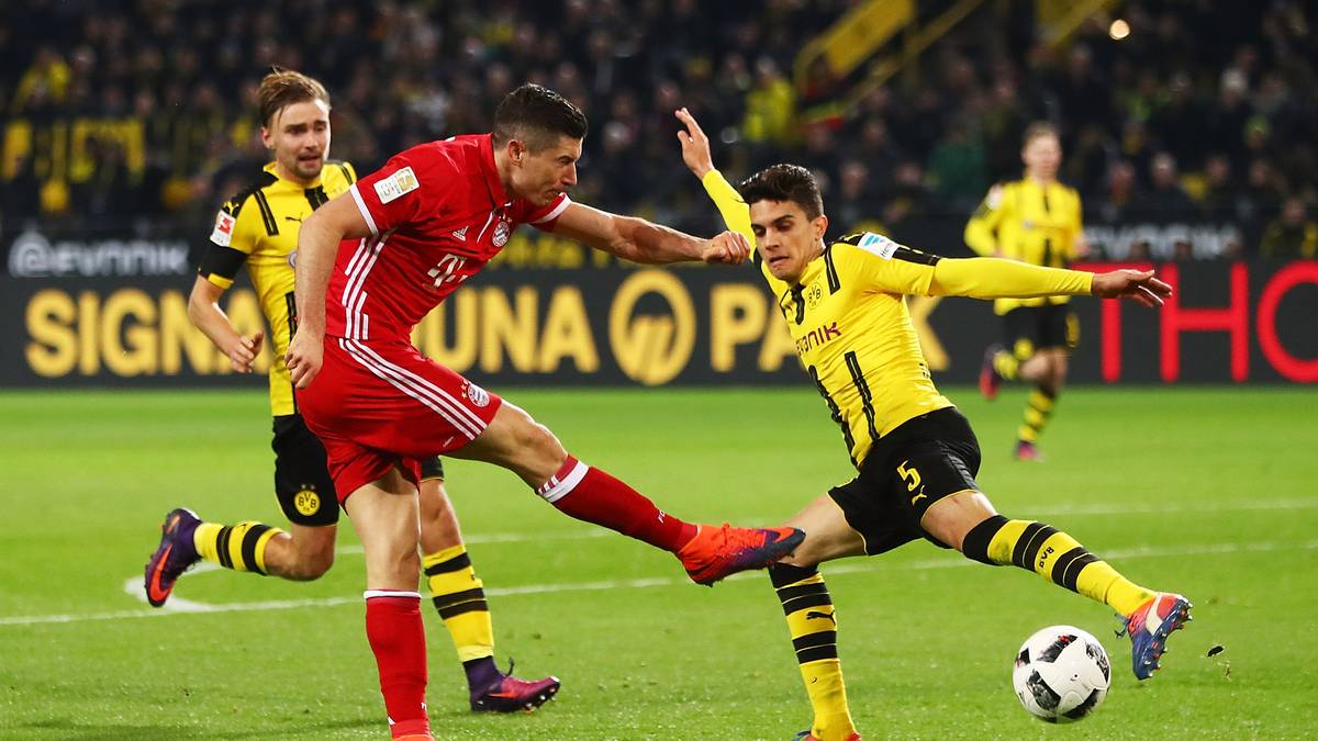 ROBERT LEWANDOWSKI: Knickte nach einem Zweikampf mit Weigl um, hatte danach Probleme. Lieferte sich vor allem mit Sokratis im Sturmzentrum packende Duelle – ohne Erfolg. Am besten, wenn er etwas auf die Flügel auswich, aber auch mit einem schlampigen Zuspiel auf Müller. SPORT1-NOTE: 3,5