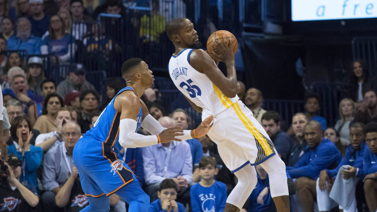 Westbrook überragt gegen Warriors