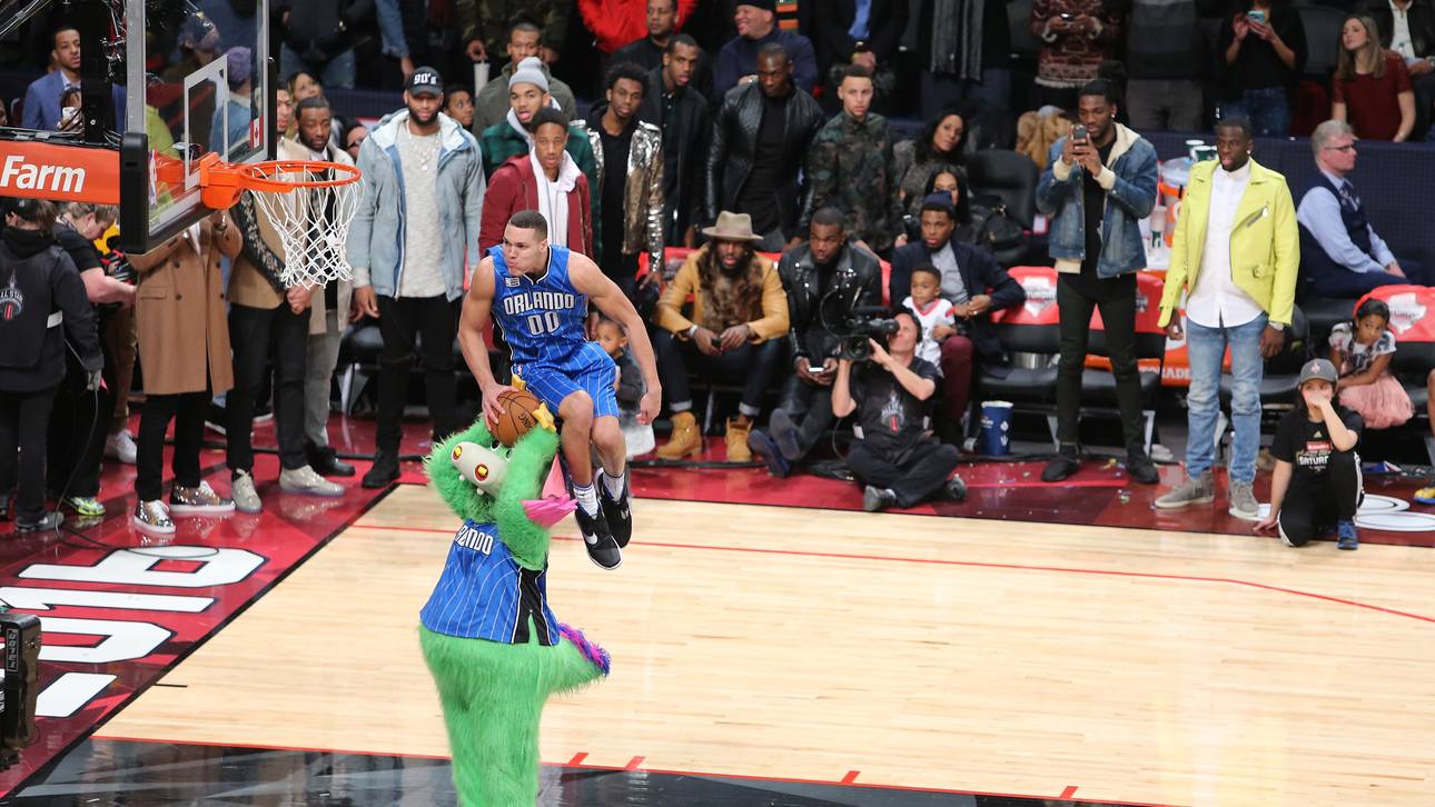 Das Original: Aaron Gordon beim NBA Dunk-Contest
