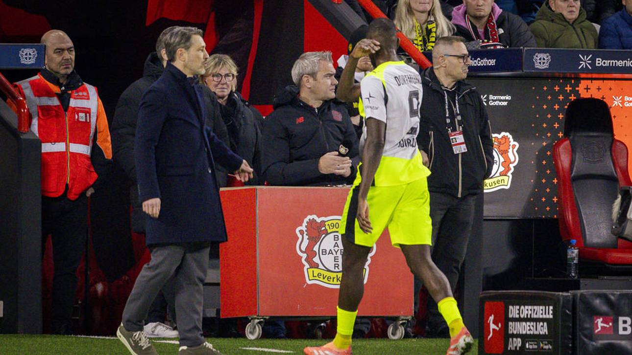 Serhou Guirassy (r.) verweigerte Niko Kovac (l.) den Handschlag