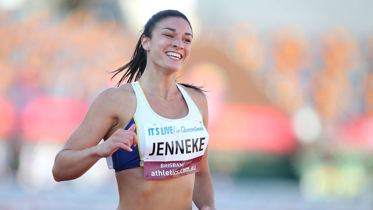 Sie macht Freude: Michelle Jenneke lächelt gerne und legt vor dem Start eines Rennens gerne mal ein Tänzchen hin