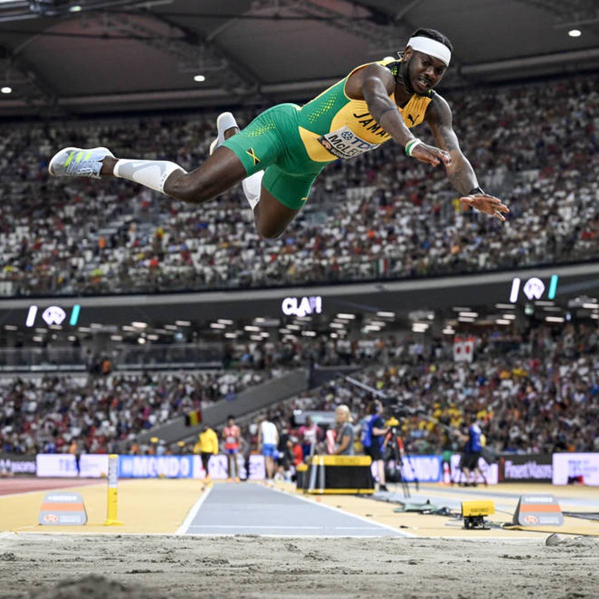 Leichtathletik-WM: Irrer Sprung bei Weitsprung-Krimi!