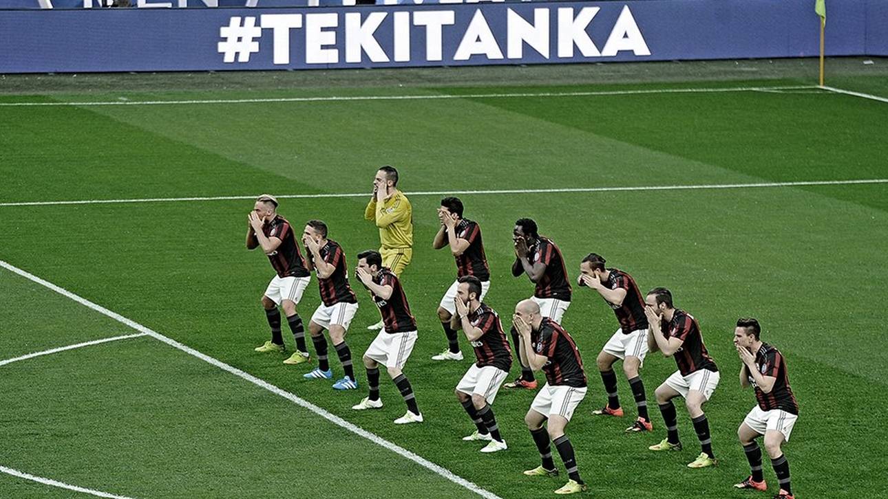 Bizarre Haka-Einlage in Mailand