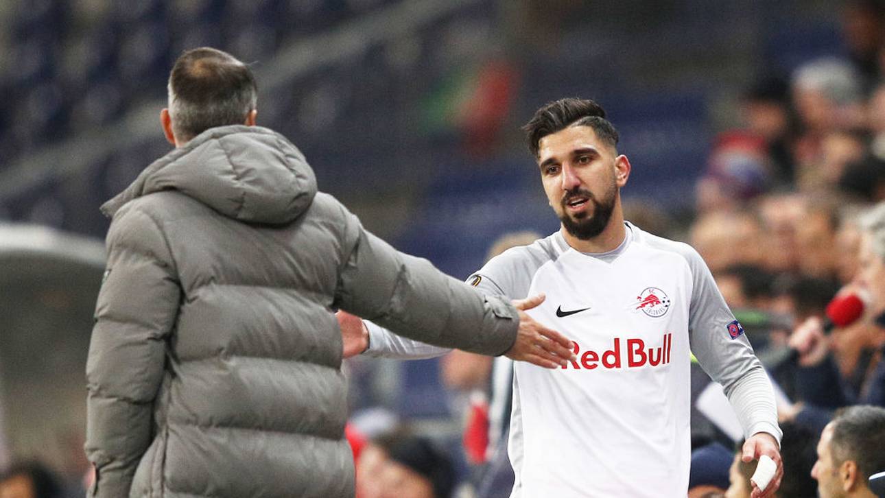 Marco Rose war von 2017 bis 2019 Trainer von Munas Dabbur bei Red Bull Salzburg