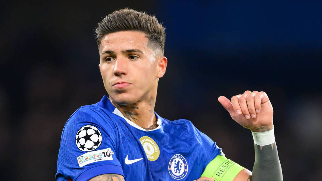 Enzo Fernandez spielt beim FC Chelsea