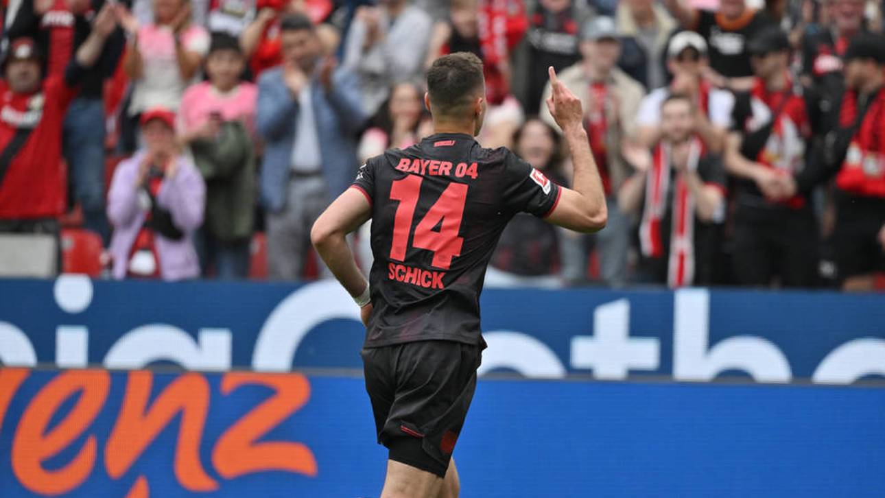 Gegen die Bayern im Pokal-Halbfinale will Bayer Leverkusen um Patrik Schick wieder jubeln