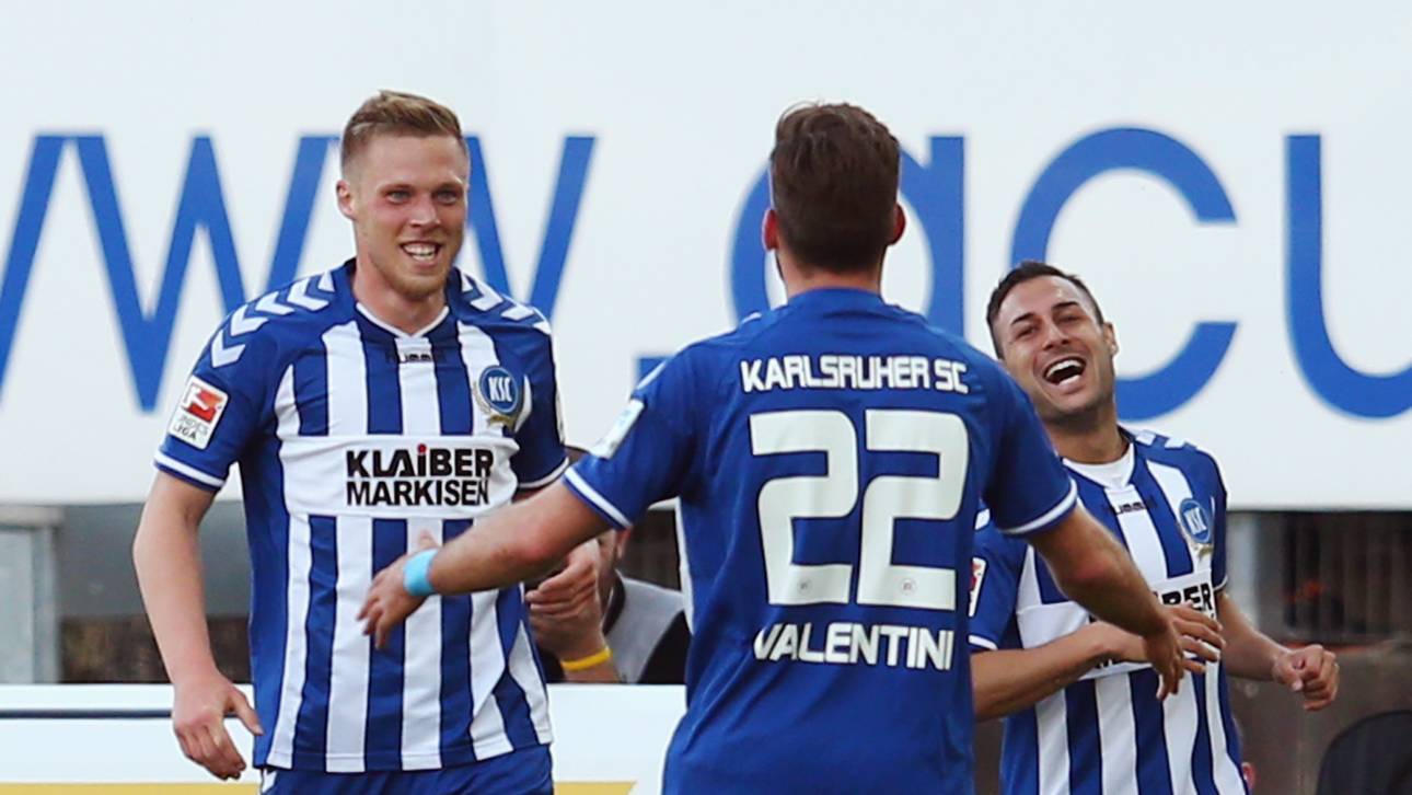 KSC unter Druck, 1860 mit Okotie