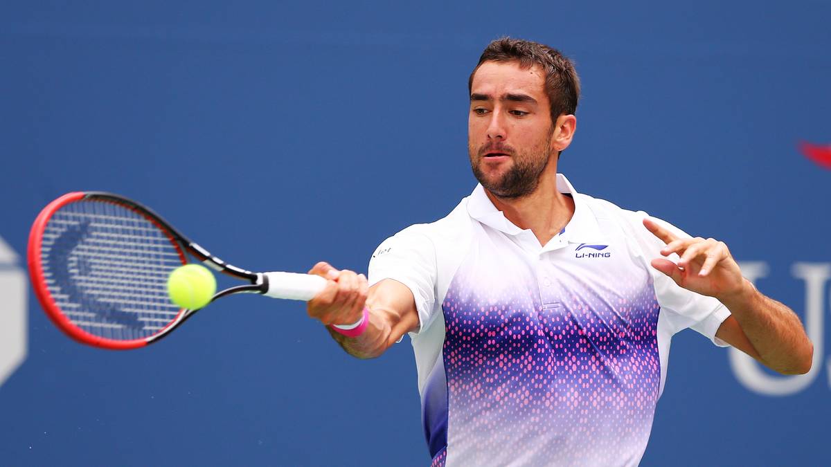 Er macht kurzen Prozess: Auch der Russe Jewgeni Donsko hat keine Chance gegen Cilic, der im Turnier wiederum ohne Satzverlust bleibt