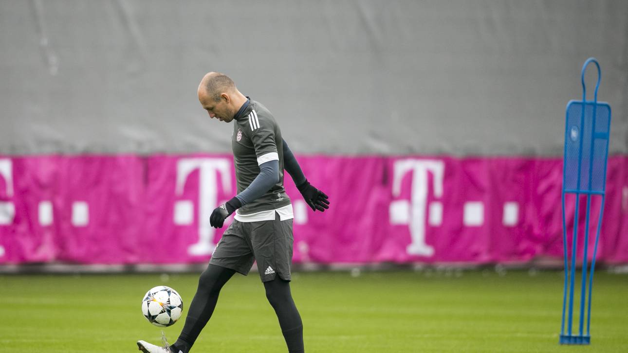 Robben wieder im Teamtraining