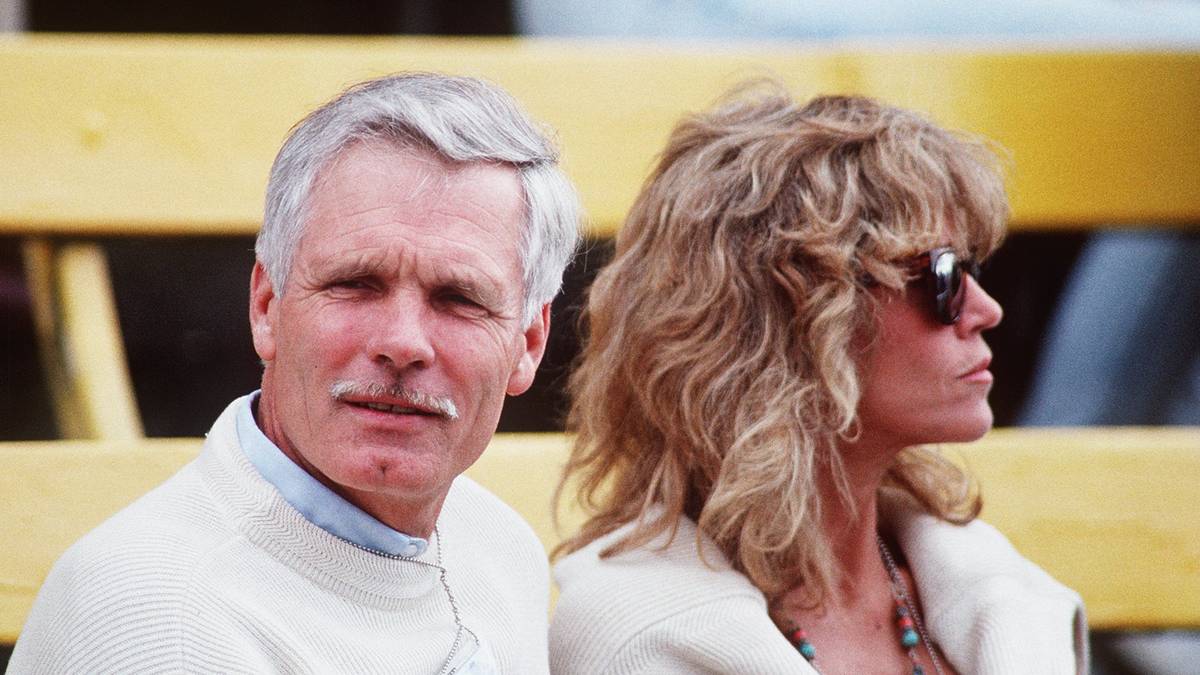 Ted Turner im Jahr 1990 mit seiner damaligen Frau Jane Fonda