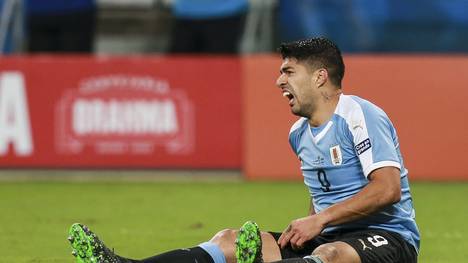 Luis Suarez traf zum zwischenzeitlichen 1:1 für Uruguay gegen Japan