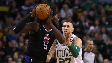 Daniel Theis (r.) und die Celtics verloren gegen die Clippers