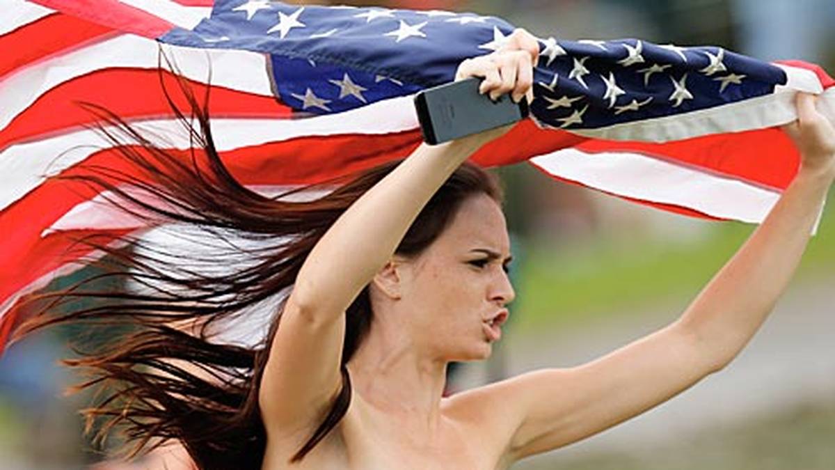 Aber es geht auch anders: Diese Golf-Begeisterte präsentiert im gleichnamigen Wettbewerb ihre Presidents Cups