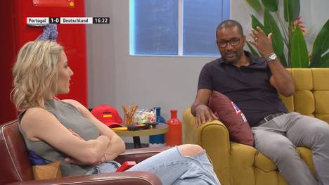 Deutschland muss im zweiten Gruppenspiel gegen Portugal einem Rückstand hinterherlaufen. Ex-Nationalspieler Cacau übt im SNICKERS Fan Talks Kritik.
