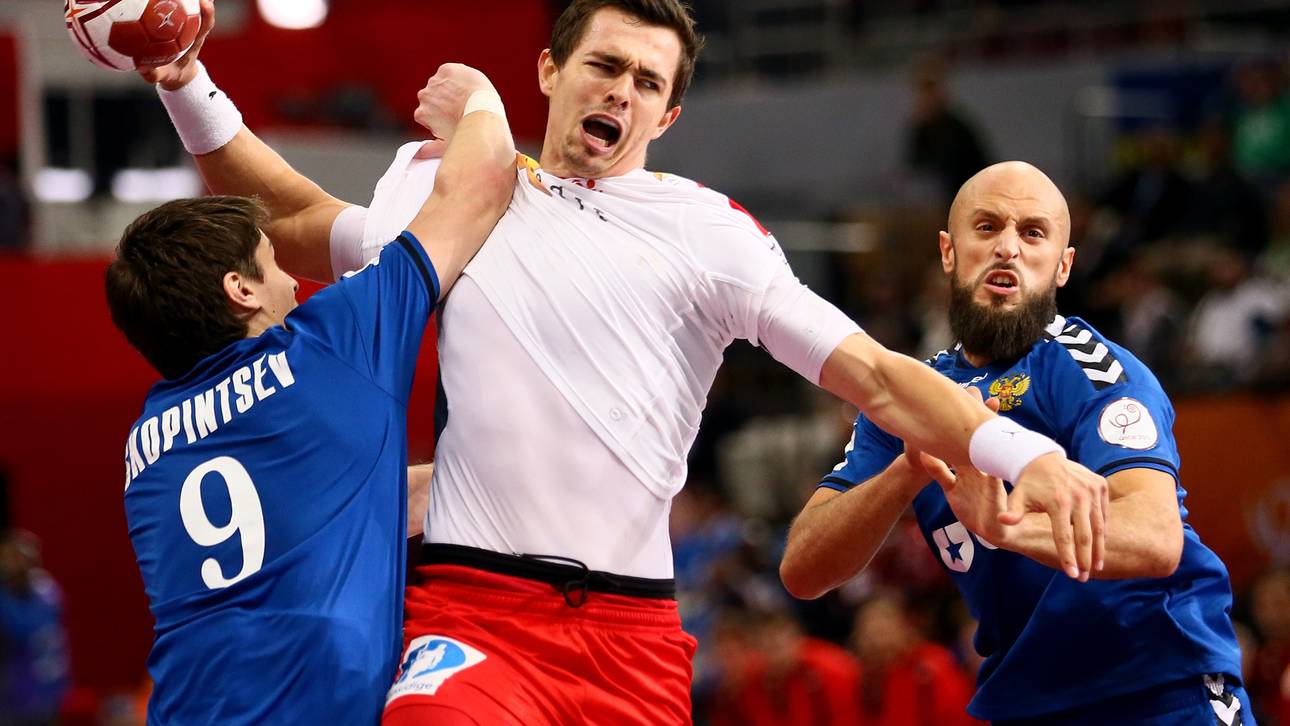 Russland-Dänemark-Handball-WM Rasmus Lauge Schmidt