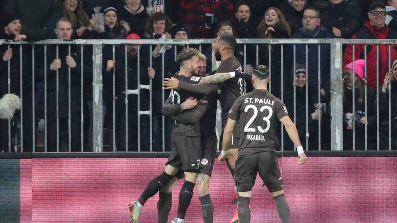 St. Pauli zurück an Tabellenspitze
