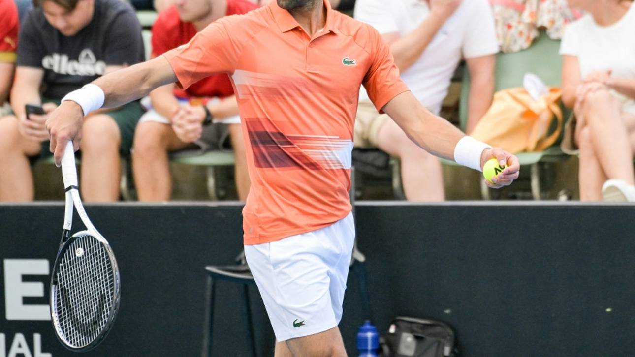 Australien: Djokovic bei Start gefeiert