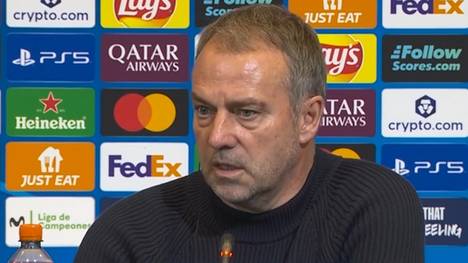 Barcelonas Trainer Hansi Flick ist nach der Pleite gegen Atletico Madrid im Champions-League-Hinspiel bedient. Der Coach gibt vor allem dem VAR aus Deutschland die Schuld.