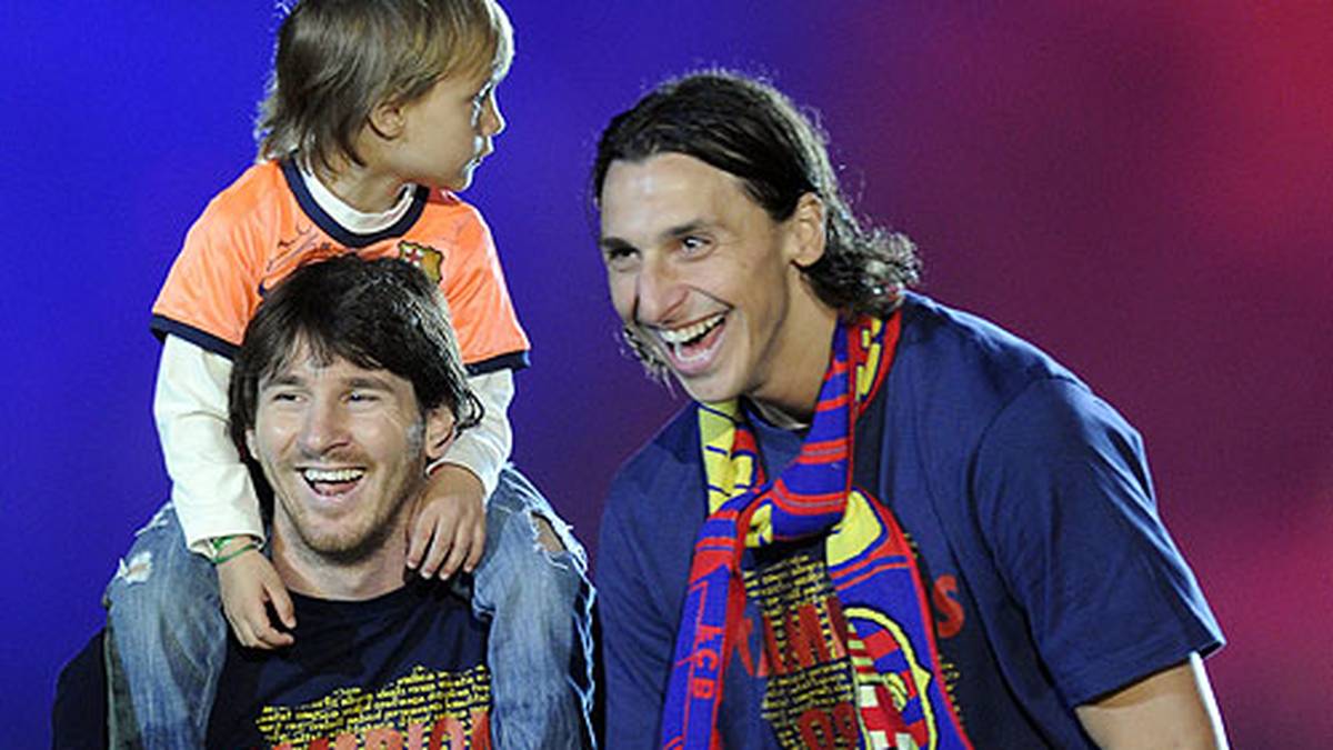 Kurios auch das Abkommen zwischen dem FC Barcelona und Lionel Messi (l.). Vertraglich sicherten die Katalanen dem Argentinier zu, ihn immer zum bestbezahlten Barca-Spieler zu machen. Als Zlatan Ibrahimovic (r.) 2009 zu Barcelona wechselte, erhielt er ein höheres Gehalt als Messi. Kurzerhand wurde Messis Salär deutlich angehoben - über den Verdienst von Ibrahimovic