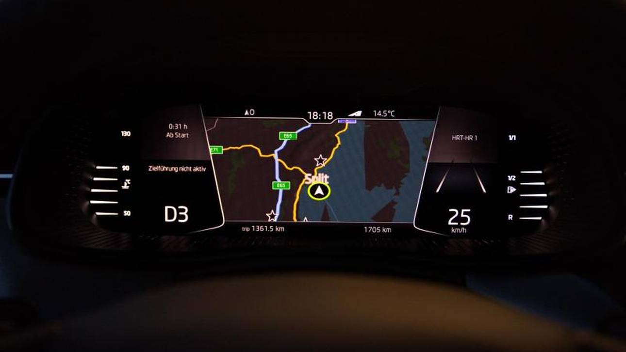Skoda bietet zum ersten Mal in der Kleinwagen-Klasse digitale Instrumente an