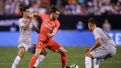 Gareth Bale glänzte beim Sieg der Madrilenen gegen Rom mit einem Tor und einer Vorlage