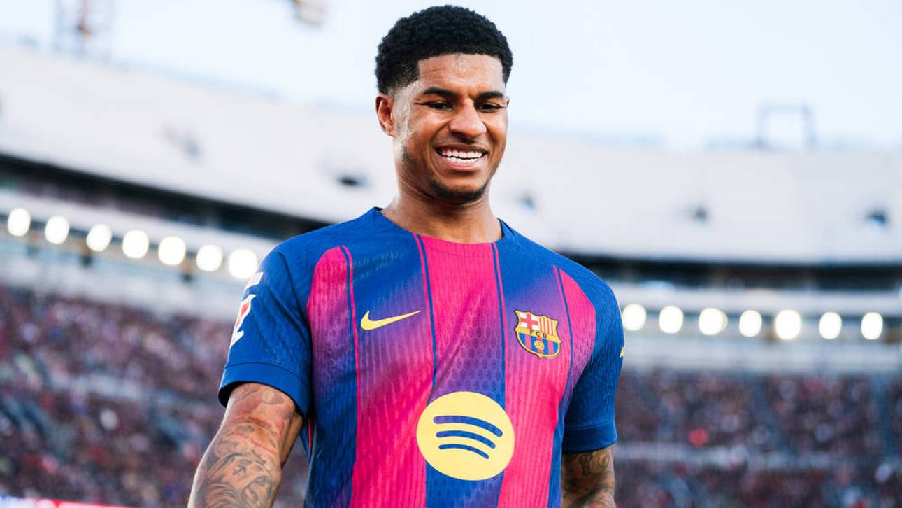 Marcus Rashford ist bis zum Sommer an den FC Barcelona verliehen