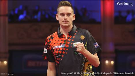 WERBUNG - Alle Infos, Analysen & Tipps zur Darts-WM nur unter sport1.de/sportwetten. (https://go.sport1.de/Y7WgZt )
18+. Glücksspiel kann süchtig machen. Hilfe unter buwei.de