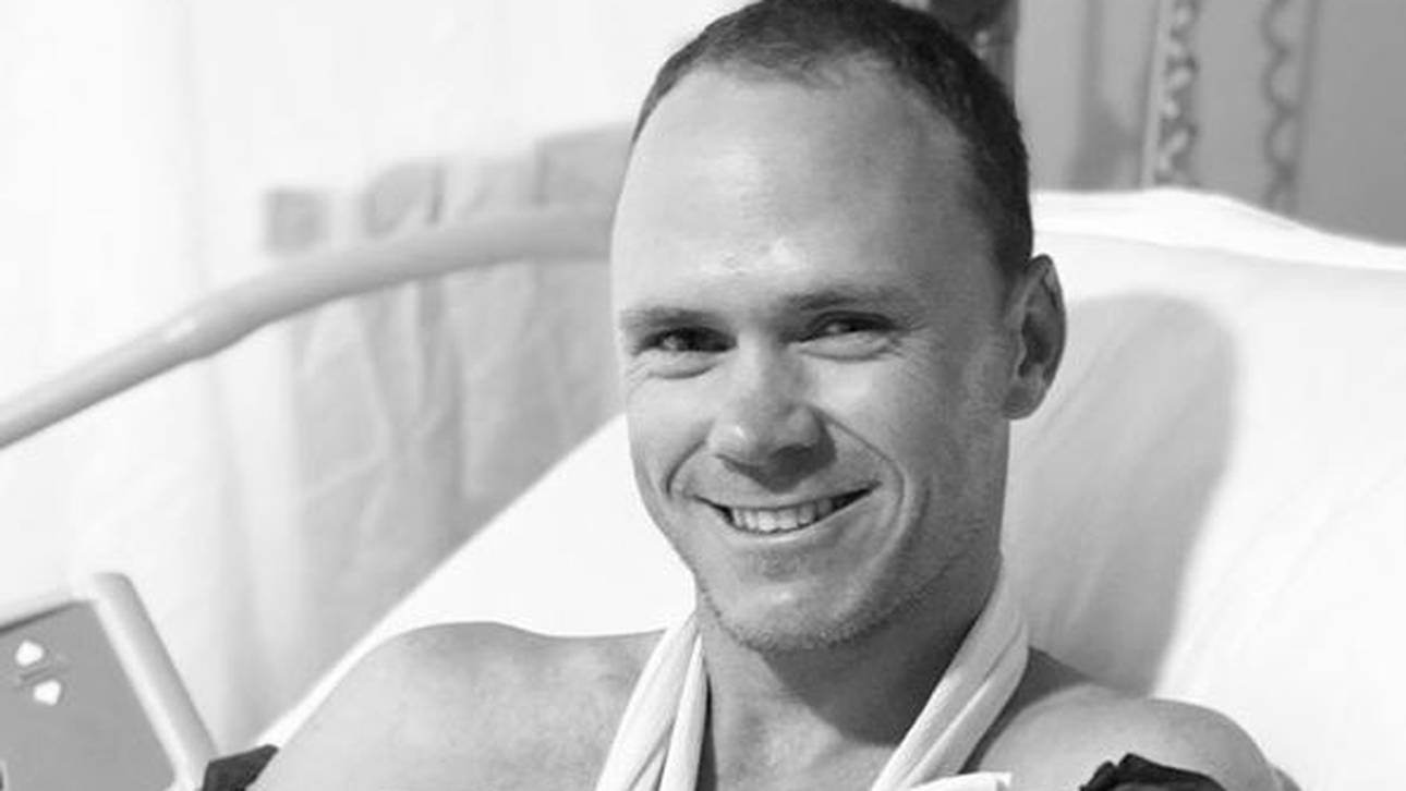 Froome nach Unfall im Krankenhaus