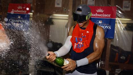 Houston Astros feiern Sieg in der Division