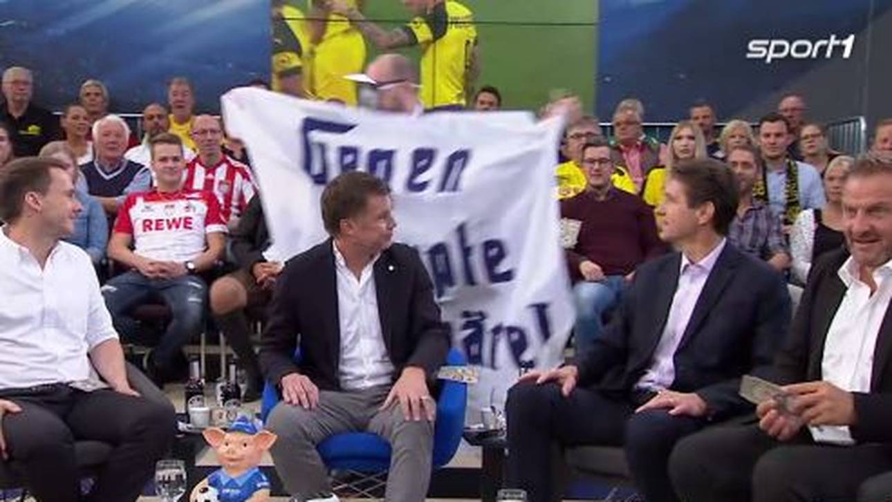 Fanprotest beim CHECK24 Doppelpass