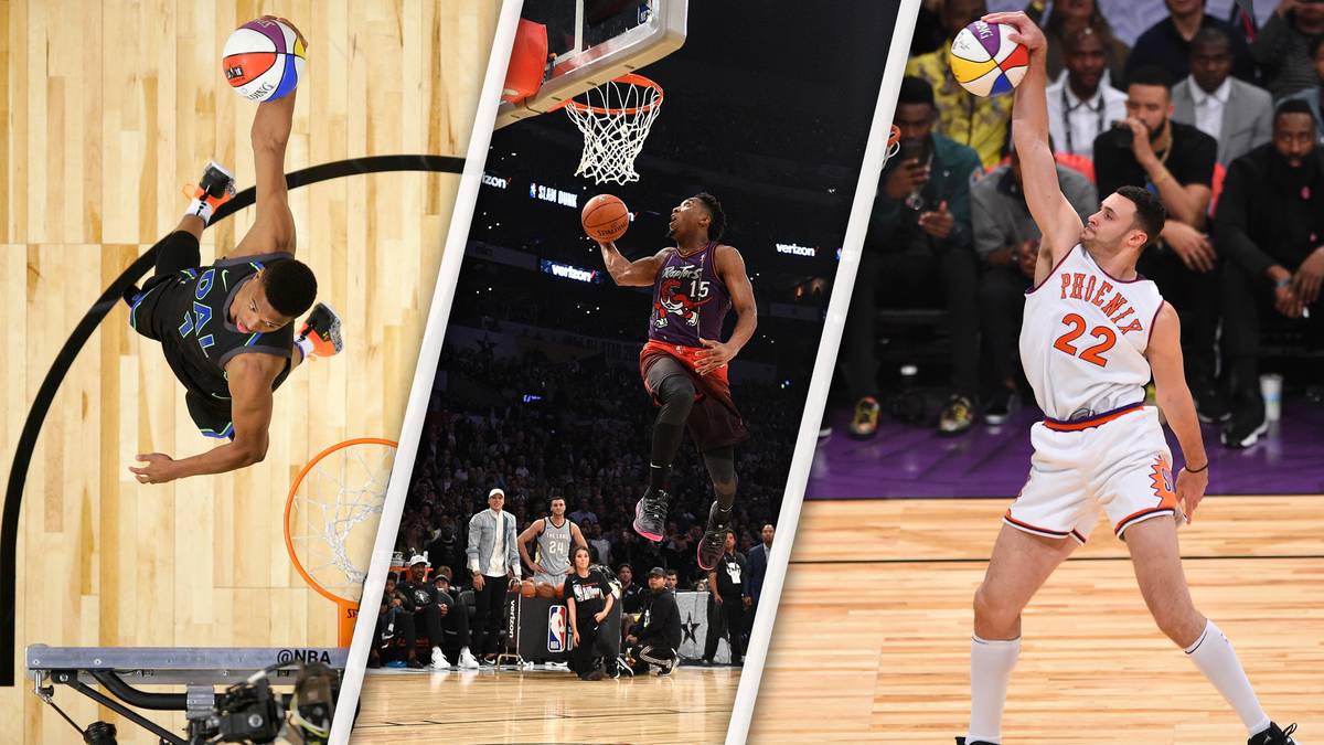 Am Tag vor dem Spiel stieg die Veranstaltung, die viele als größeres Highlight des Wochenendes sehen: der Dunk Contest