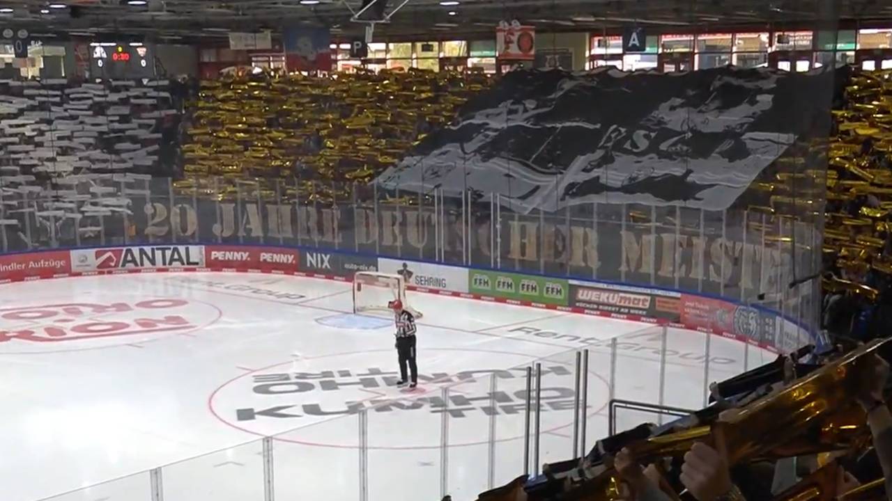 Löwen Frankfurt - Grizzlys Wolfsburg: Mega-Choreo und Spannung bis zum Schluss