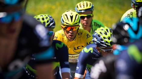 Alberto Contador trägt weiterhin das Gelbe Trikot