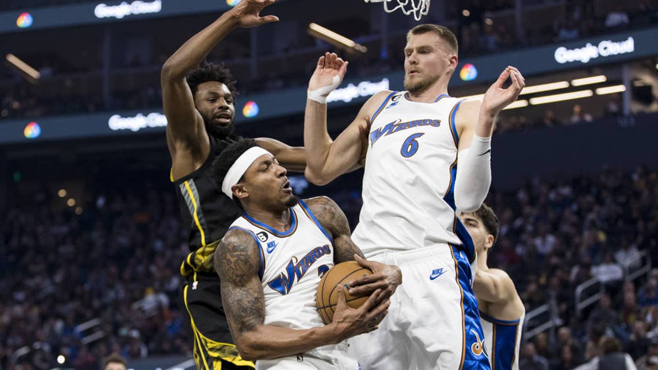 Bradley Beal (3) und Kristaps Porzingis (6) spielen nicht mehr für die Washington Wizards