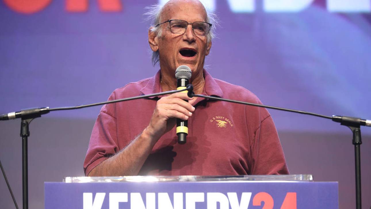 Jesse Ventura bei einer Wahlkampf-Veranstaltung für Robert F. Kennedy