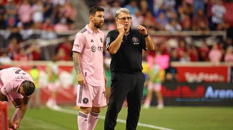 Lionel Messi und Gerardo Martino 