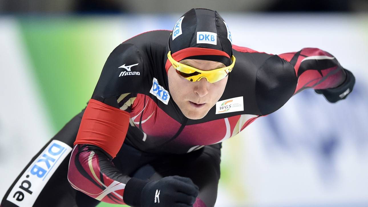 Ihle in Heerenveen auf dem Podest