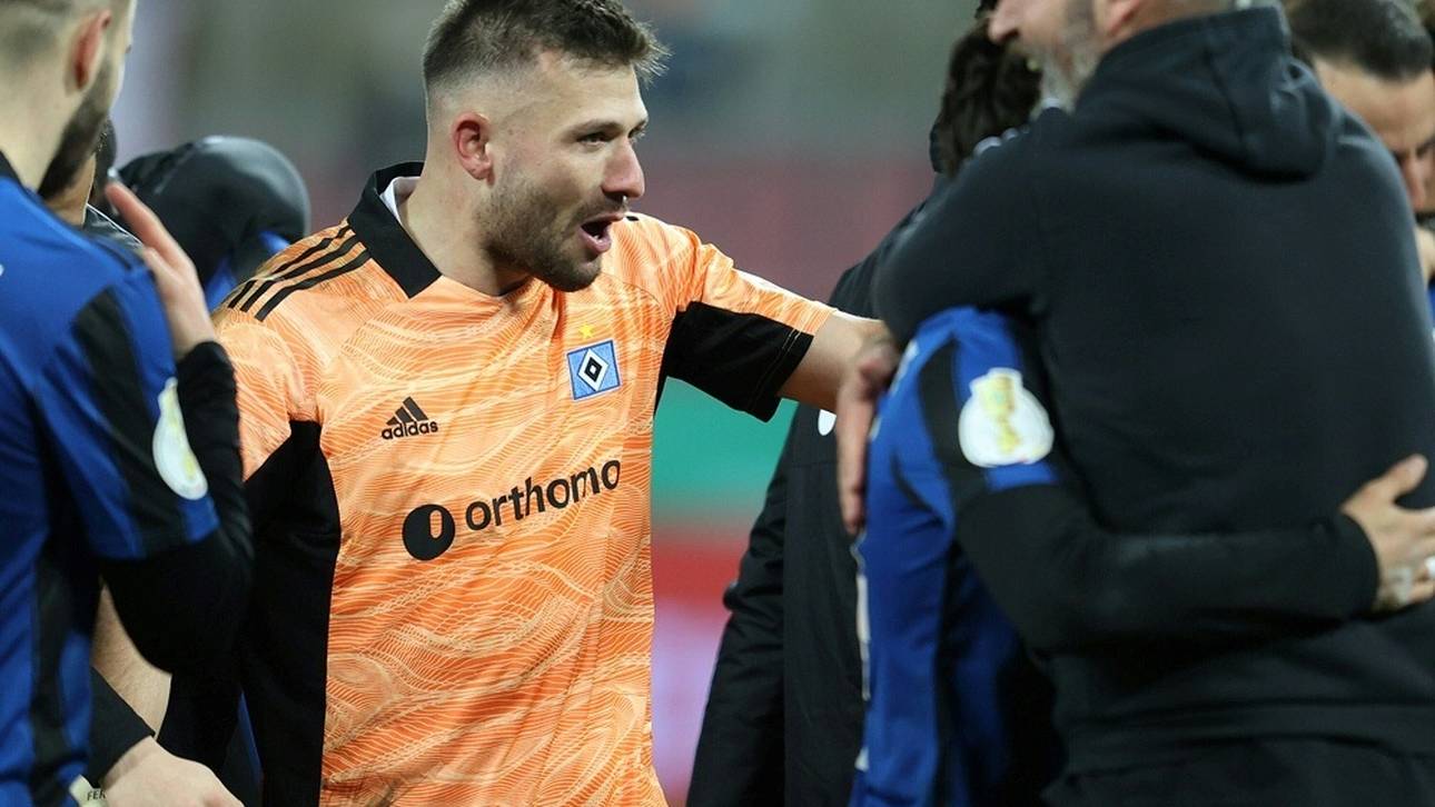 Noch ein Sieg bis Berlin: HSV ringt KSC in wildem Pokal-Fight nieder