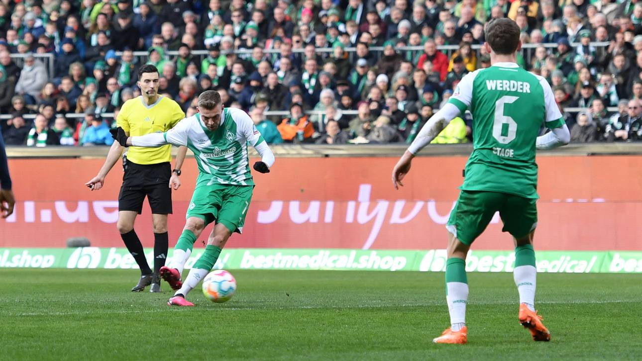 Irrer Freistoßtrick bei Werder-Sieg